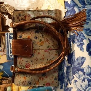 Patricia Nash    Prairie Flower leather and suede